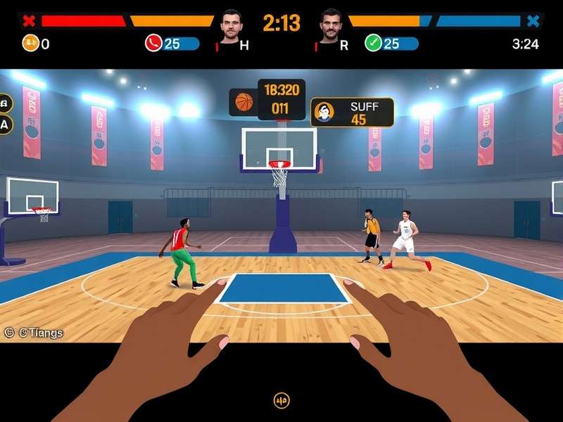 Basket Showdown VR control scheme demonstration