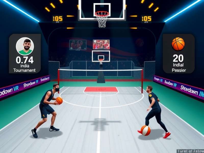Basket Showdown VR gameplay screenshot